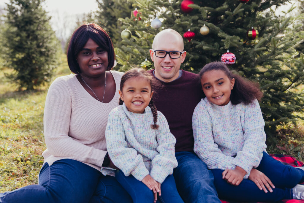 Tree Farm Family Session in Poland Ohio