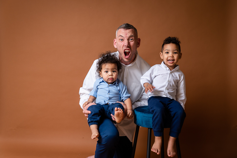 Father holding sons during Things To Do In Youngstown Ohio For The Entire Family To Enjoy